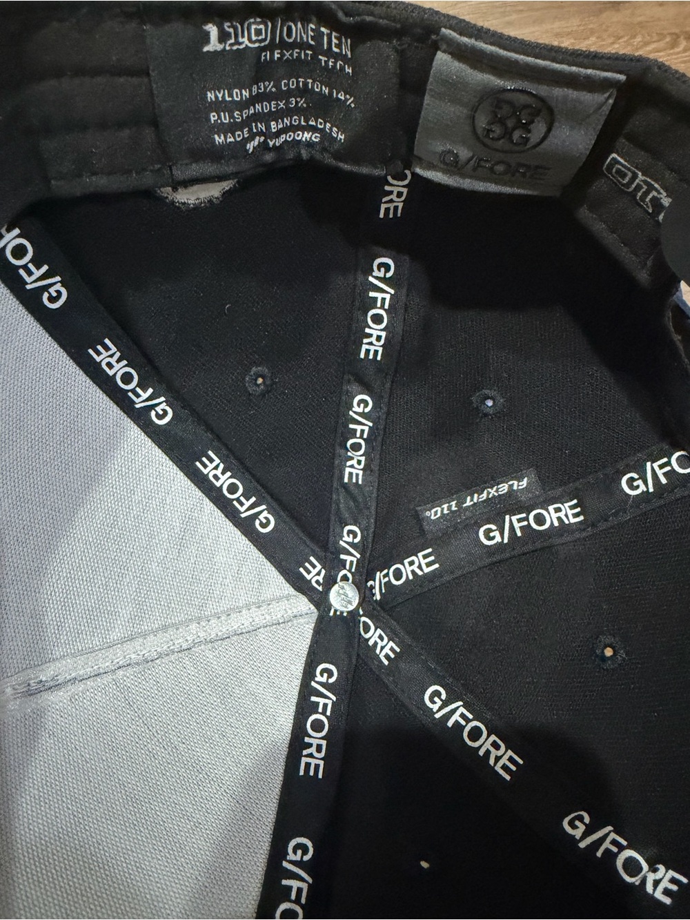 G/Fore Black 'Dink & Drink' Patch Baseball Cap SnapBack Golf - Picture 5 of 5